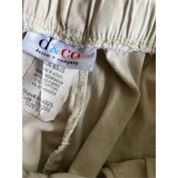 Denim & Company D& Co. khaki Capri pants size 1X - Picture 4 of 4